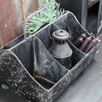 METAL STORAGE BOX WITH COMPARTMENTS