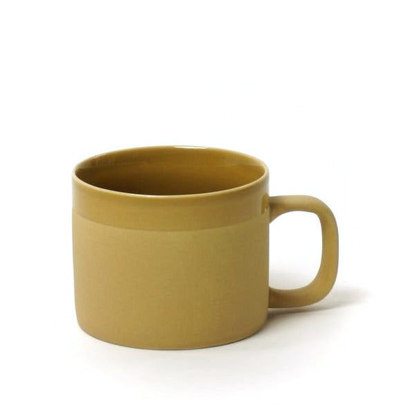 MATT & GLOSS GLAZED CUP | MUSTARD