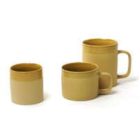 MATT & GLOSS GLAZED CUP | MUSTARD
