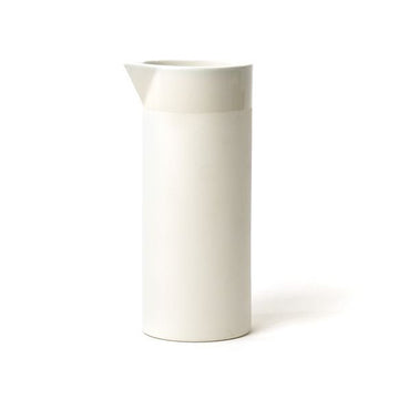 MATT & GLOSS GLAZED JUG | WHITE