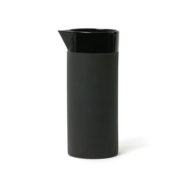 MATT & GLOSS GLAZED JUG | BLACK