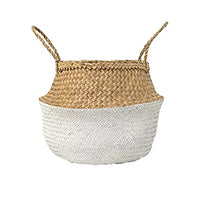 WHITE SEAGRASS BASKET