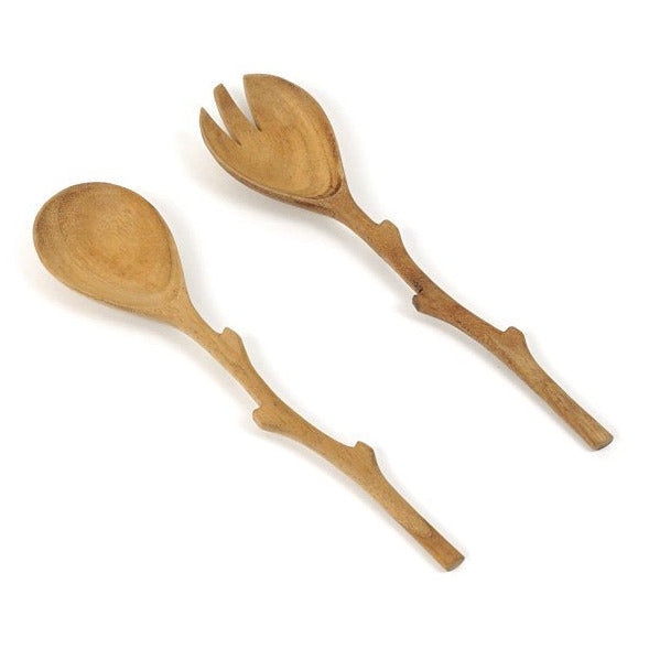 ACACIA TWIG SALAD SERVERS