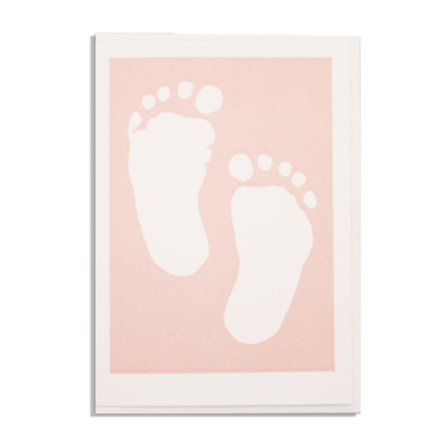 SMALL CARD | PINK FEET