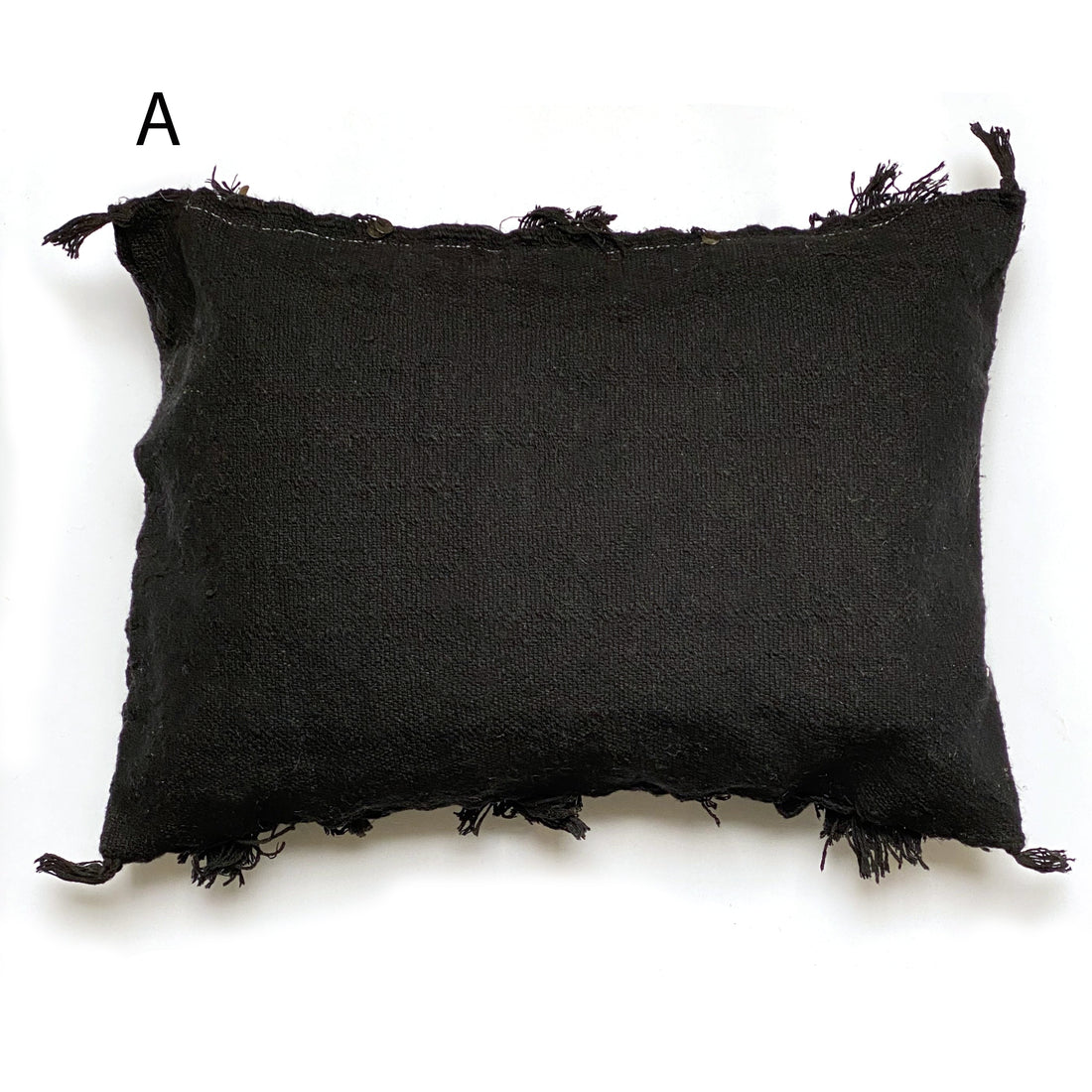 HANDIRA BERBER WEDDING BLANKET CUSHION | BLACK