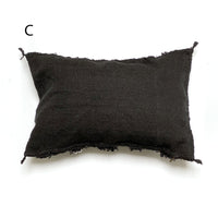 HANDIRA BERBER WEDDING BLANKET CUSHION | BLACK