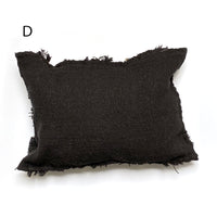 HANDIRA BERBER WEDDING BLANKET CUSHION | BLACK