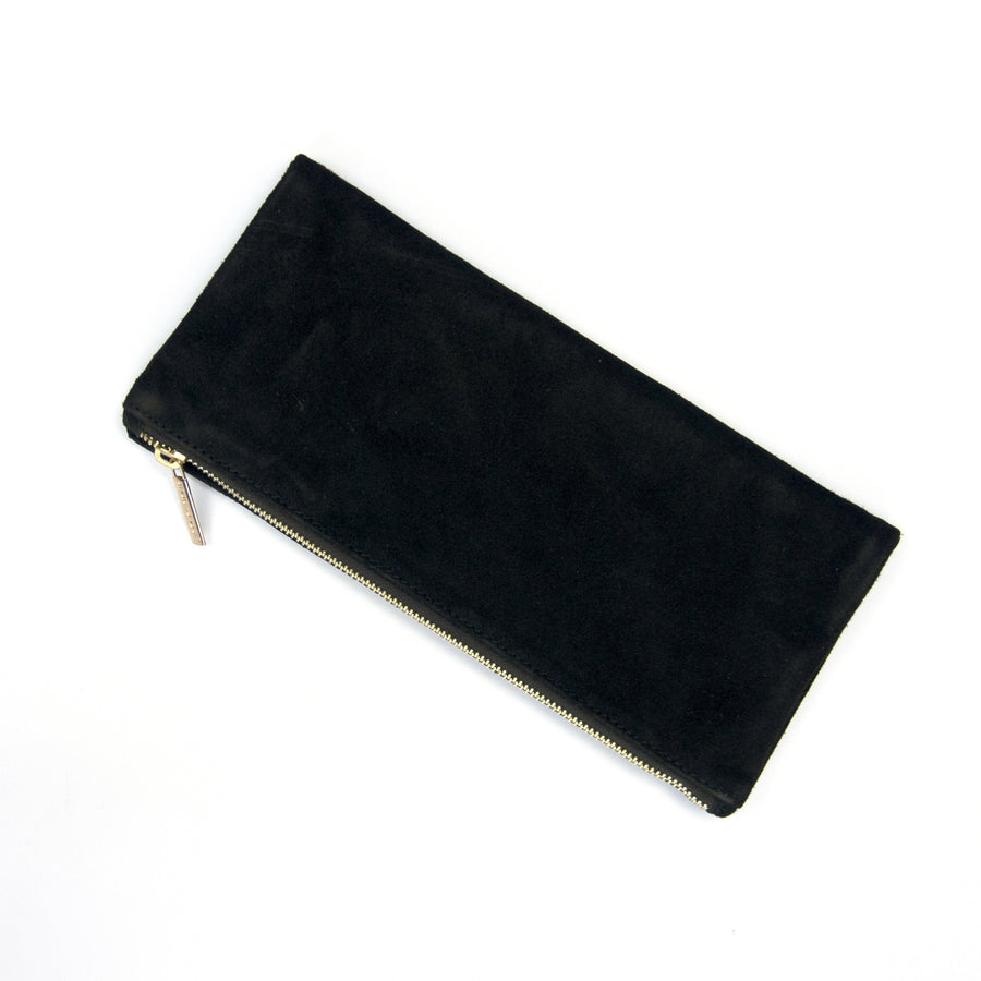 FOLD OVER CLUTCH WITH ZIP