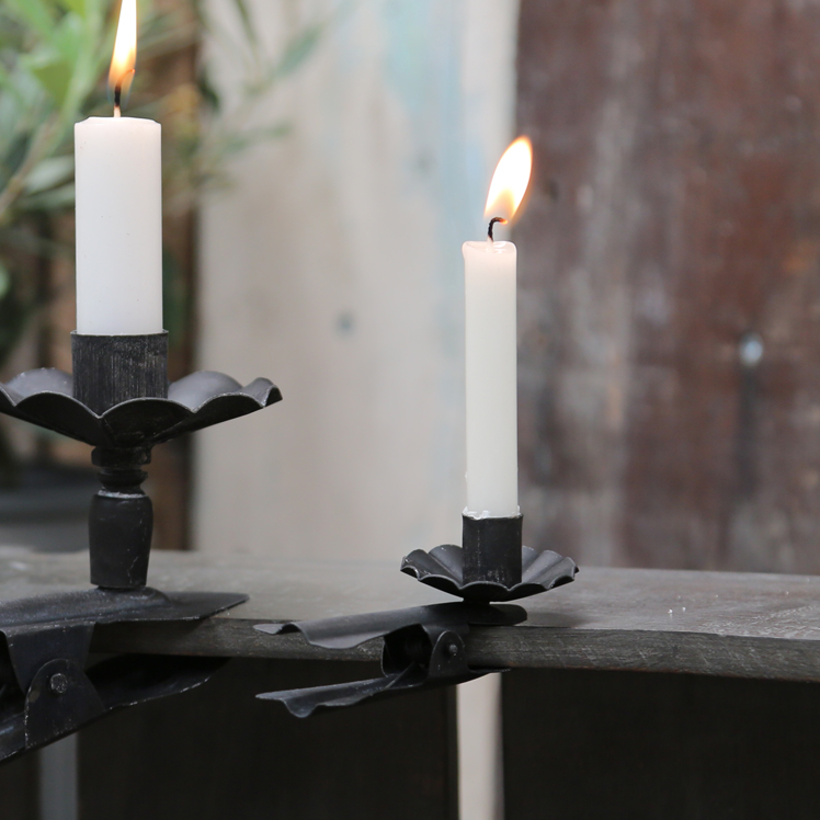 CLIP ON CANDLE HOLDER