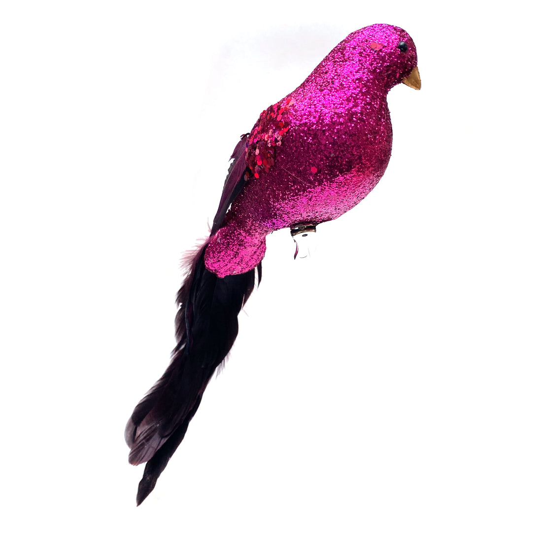 PINK LONG TAIL BIRD ON CLIP
