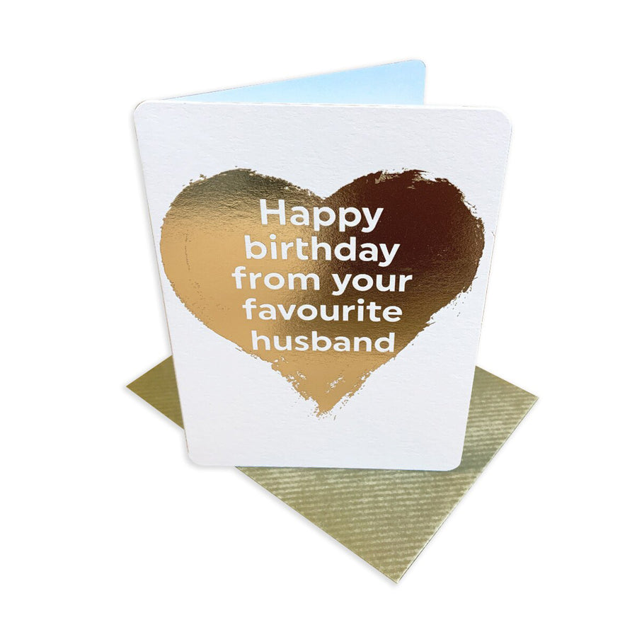 CARD | FROM YOUR FAVOURITE HUSBAND