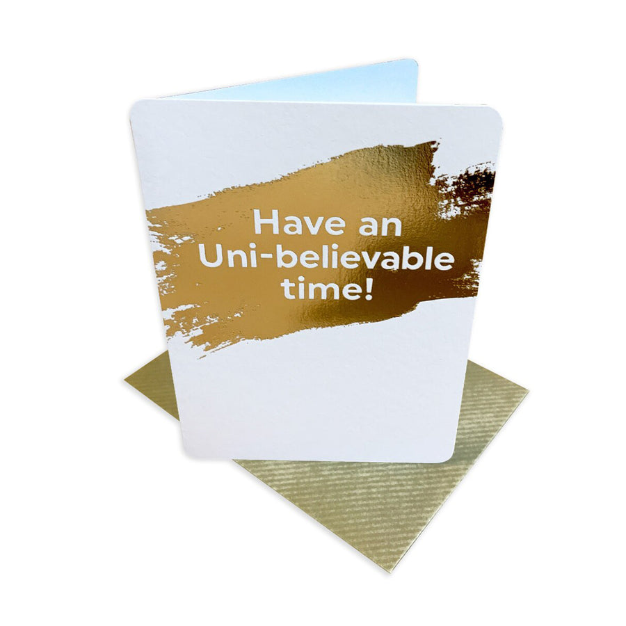 CARD | UNI-BELIEVABLE TIME