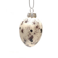 LARGE GLASS EGG BAUBLE