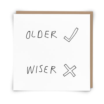 CARD |  OLDER WISER