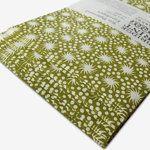 10 PATTERNED ENVELOPES | ANIMALCULES BAWDEN GREEN