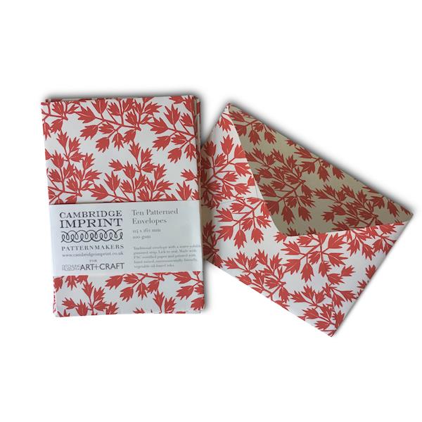 10 PATTERNED ENVELOPES | DITCHLING LEAF