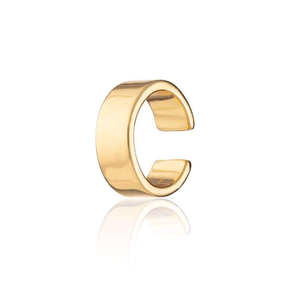 GOLD EAR CUFF | WIDE
