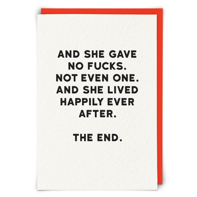 CARD | THE END