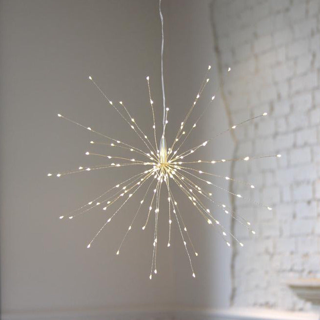 LARGE MAINS STARBURST LED LIGHT 50cm