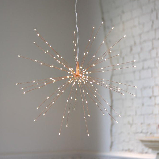 LARGE MAINS STARBURST LED LIGHT 50cm