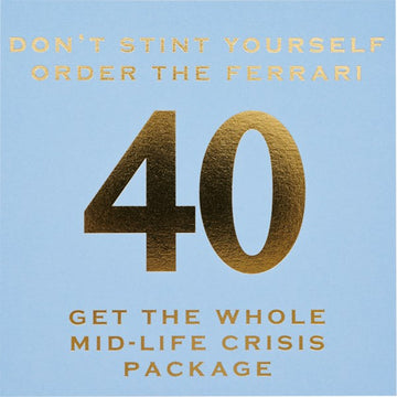 CARD | 40 ORDER THE FERRARI