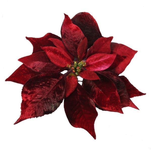 POINSETTIA WITH CLIP