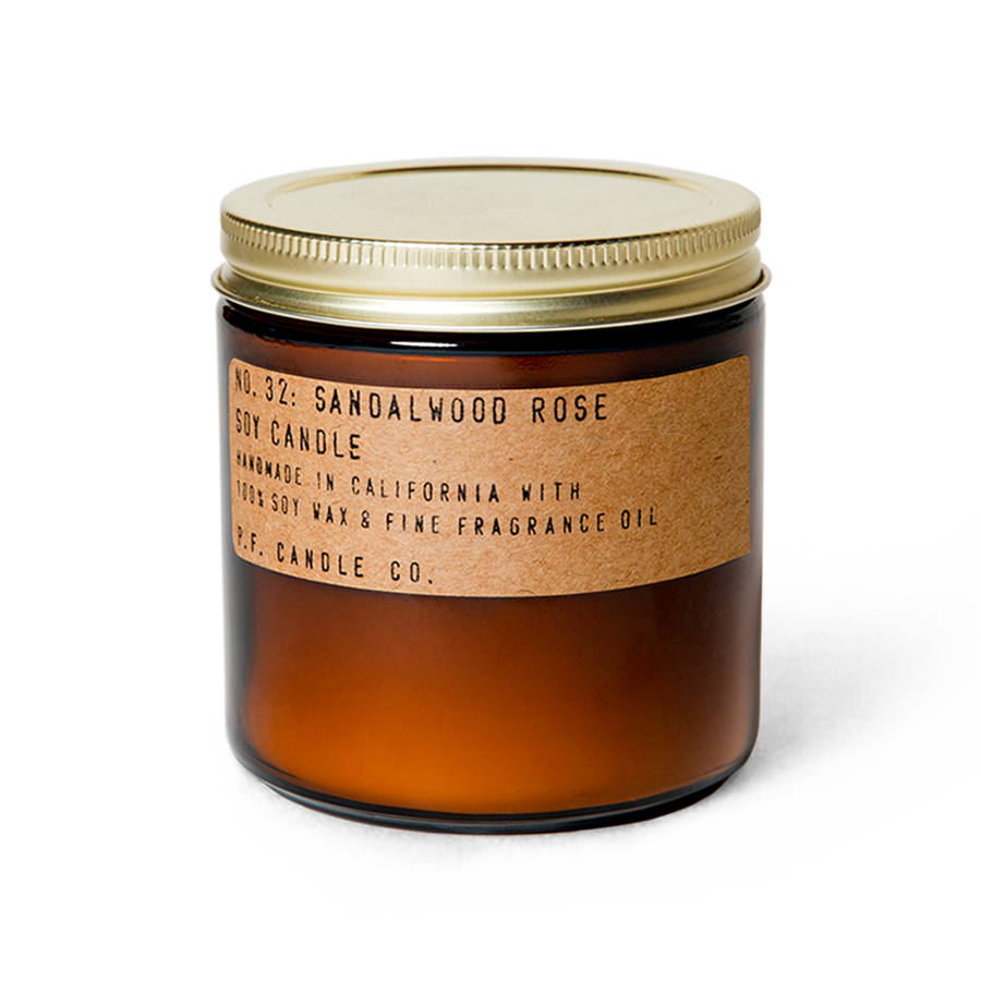 No.32 SANDALWOOD ROSE SOY WAX CANDLE