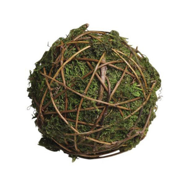 MOSS BALL WITH TWIGS