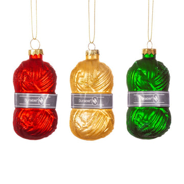 KNITTING WOOL BAUBLE