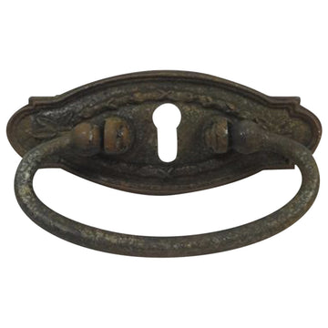 METAL HANDLE | ANTIQUE RUST