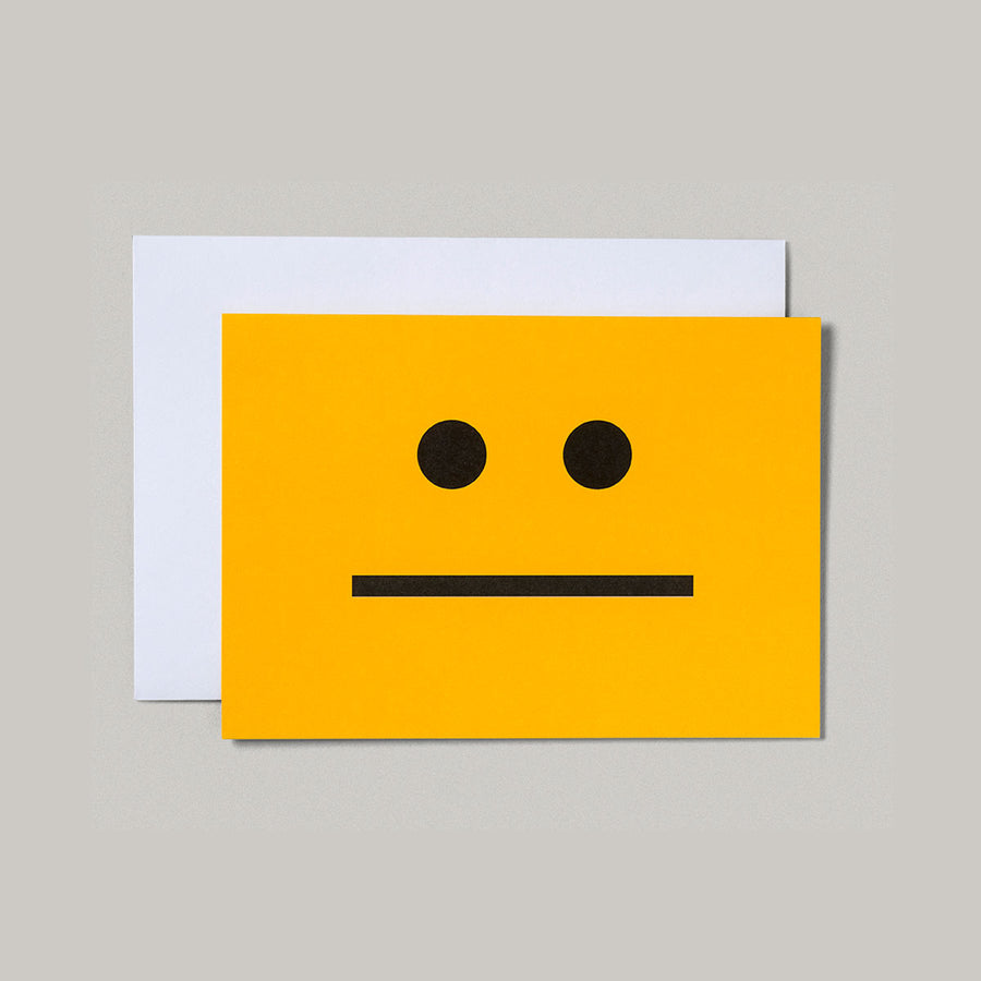 CARD | UNSURE SMILEY FACE