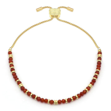 MYSTICAL CARNELIAN GOLD BRACELET