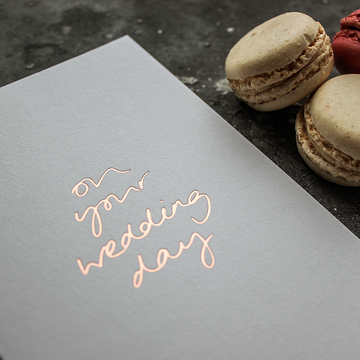 CARD | ON YOUR WEDDING DAY