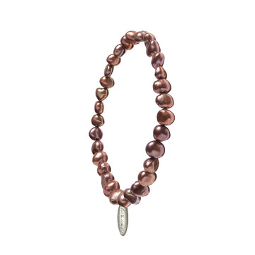 PEARL STRING BRACELET | OLD COPPER