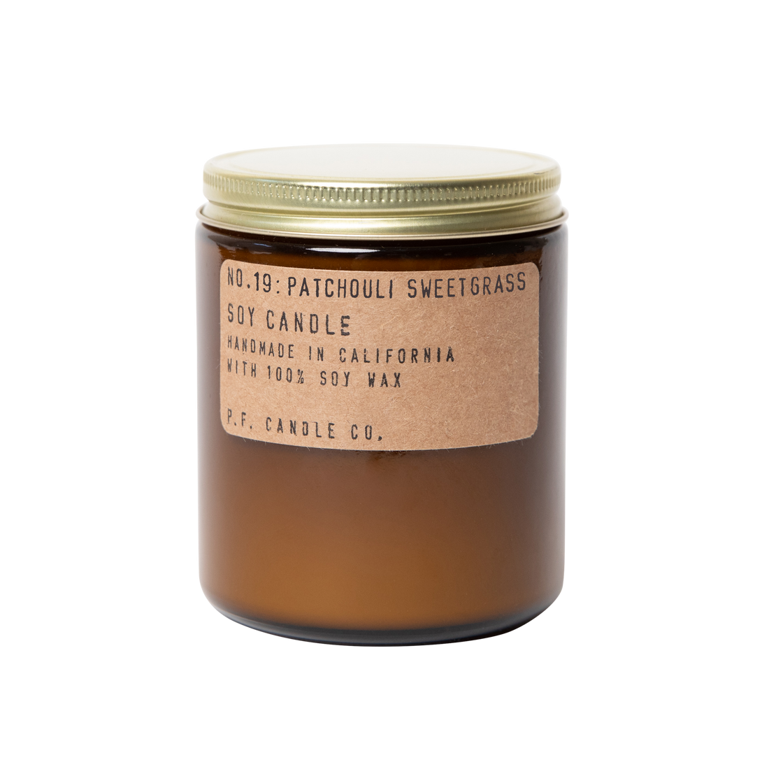 No.19 PATCHOULI SWEETGRASS SOY WAX CANDLE
