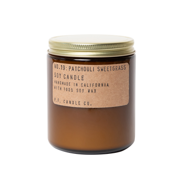 No.19 PATCHOULI SWEETGRASS SOY WAX CANDLE