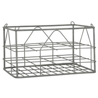 INDUSTRIAL WIRE BOTTLE CRATE