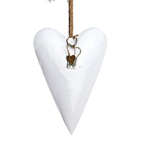 WALTHER & CO WHITE METAL HEARTWHITE HEART