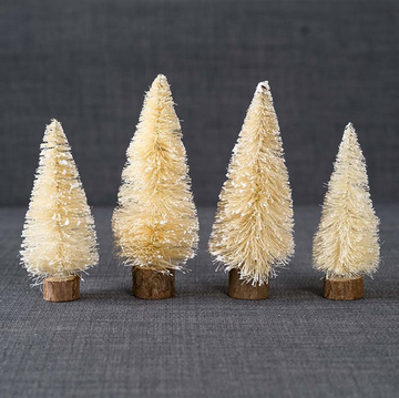 NORDIC WHITE BOTTLE BRUSH TREES