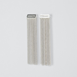 SILVER CONTOUR EARRINGS