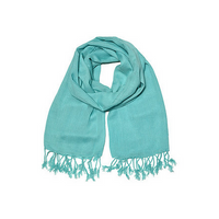 100% COTTON SCARF WITH TASSELS