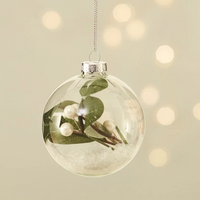 MISTLETOE SPRIG BAUBLE