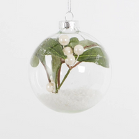 MISTLETOE SPRIG BAUBLE