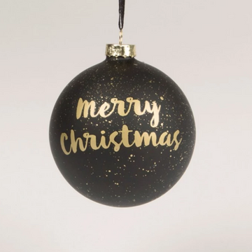 BLACK & GOLD BAUBLE
