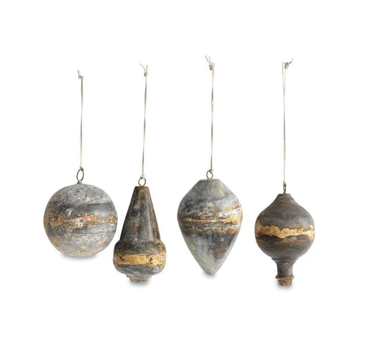 ABARI ZINC BAUBLES | SET 4