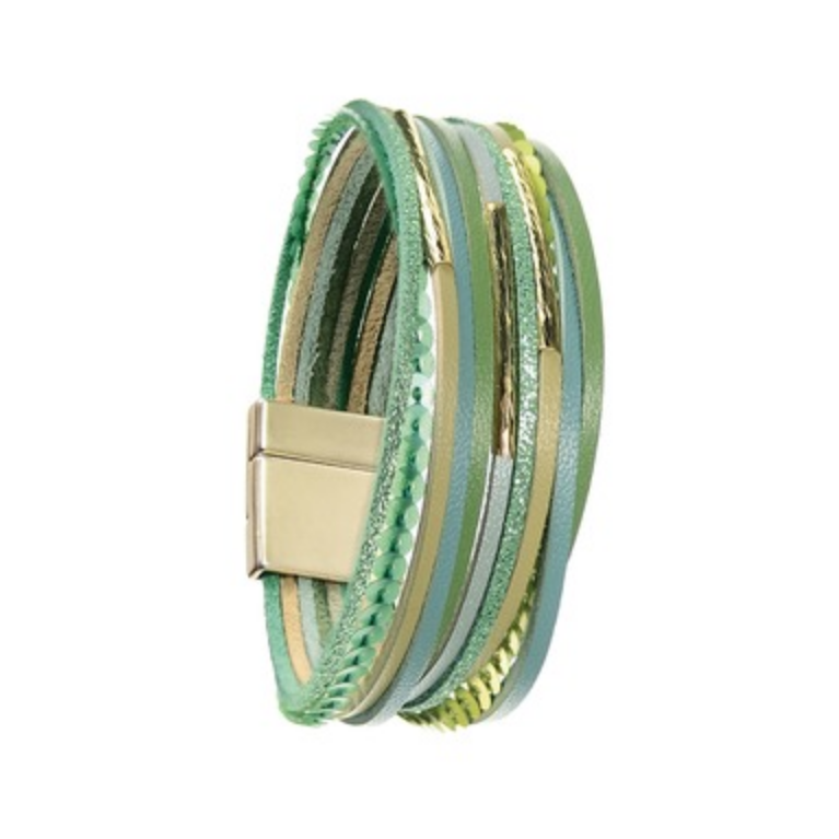 SHREDDED LEATHER BRACELET
