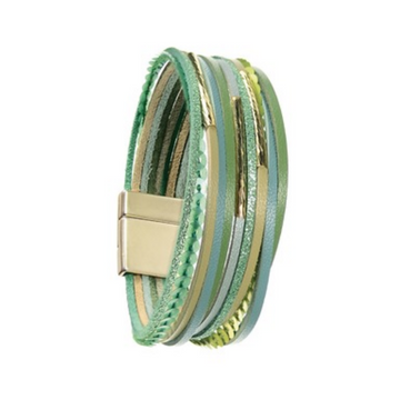 SHREDDED LEATHER BRACELET