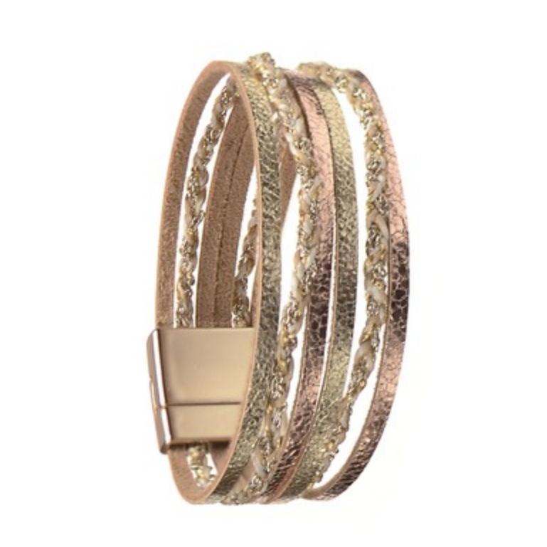SHREDDED LEATHER BRACELET