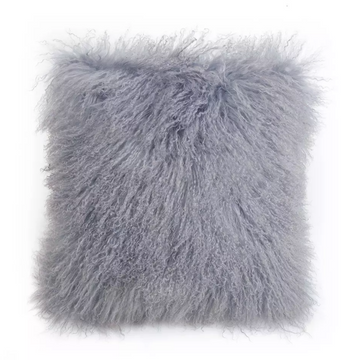 LARGE SQUARE TIBETAN SHEEPSKIN CUSHION