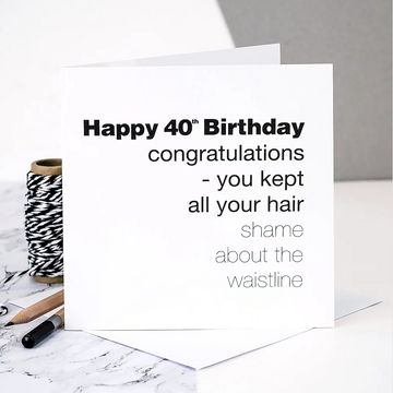 CARD | 40 WAISTLINE